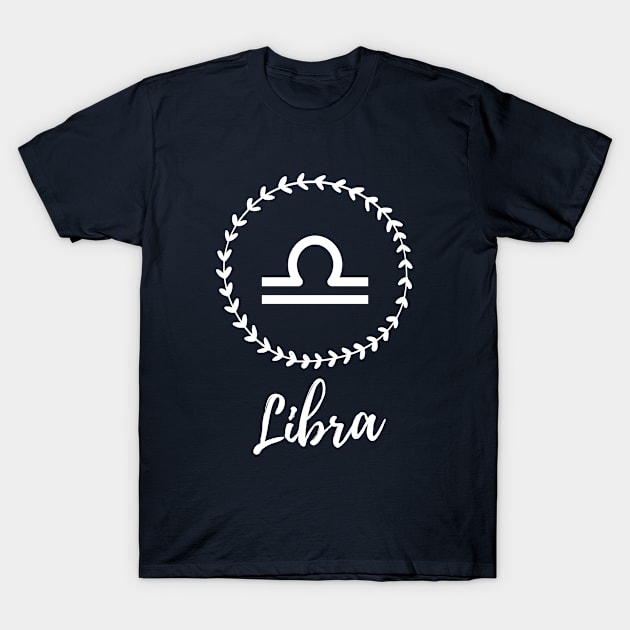 Libra Zodiac - Astrological Sign T-Shirt by monkeyflip